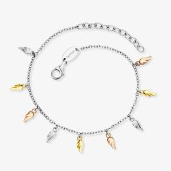 Angel Whisperer Flying Wings Tricolour Angel Wings Bracelet ERB-FLYWING9-TRICO
