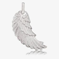 Angel Whisperer Silver Angel Wing Loose Pendant ERW-S