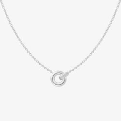 Ania Haie Vogue Maven Sterling Silver Cubic Zirconia Linked Necklace N062-02H