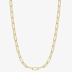 Ania Haie Vogue Maven 14ct Gold Plated Paper Link Chain N062-05G