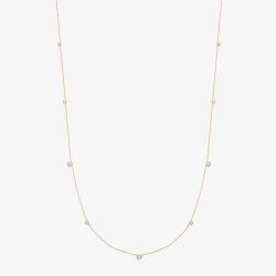 Ania Haie Miss Dainty 14ct Gold Plated Multi Cubic Zirconia Necklace N065-06G