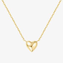 Ania Haie Sunny Sparkler 14ct Gold Plated Sweetheart Necklace N064-02G