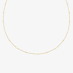 Ania Haie Chill Voyager 14ct Gold Plated Multi Disc Necklace N063-01G