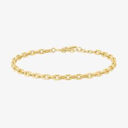 Ania Haie Vogue Maven 14ct Gold Plated Medium Chain Bracelet B062-03G
