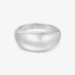 Ania Haie Vogue Maven Sterling Silver Bold Dome Ring R062-01H