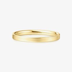 Ania Haie Sunny Sparkler 14ct Gold Plated 2mm Band Ring R064-02G