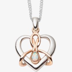 Clogau Dwynwen Opal Pendant Necklace 3SDWP