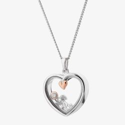 Clogau Tree of Life Heart Inner Charm Pendant Necklace 3SICLP14