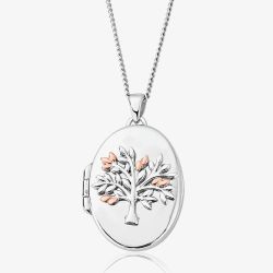 Clogau Tree of Life Oval Locket Necklace 3SNTLL
