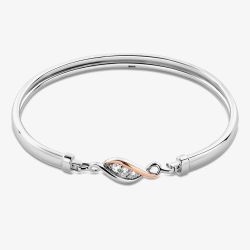 Clogau Past Present Future Bangle 3SPPFBG