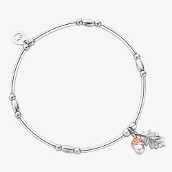 Clogau Royal Oak Leaf Affinity Bead Bracelet 3SROY911
