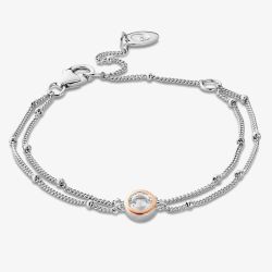 Clogau Celebration Double Chain Bracelet 3SCLC0061