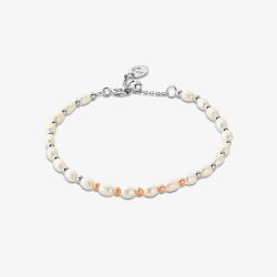 Clogau Beachcomber Silver Pearl Beaded Bracelet 3SBCH0629