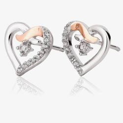 Clogau Kiss Stud Earrings 3SCGKSE