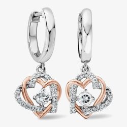 Clogau Always in my Heart Drop Earrings 3SAMH0094