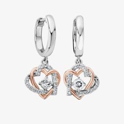 Clogau Always in my Heart Drop Earrings 3SAMH0094