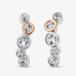 Clogau Two Colour Celebration Topaz Stud Earrings 3SCEL931