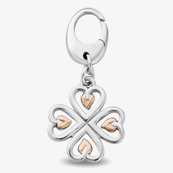 Clogau Tree Of Life Insignia Two Tone Heart Charm 3STLH0780