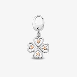 Clogau Tree Of Life Insignia Two Tone Heart Charm 3STLH0780