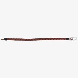 Tommy Hilfiger Braided Brown Leather Hook Bracelet 2790024