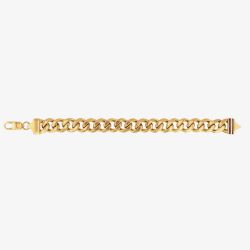 Tommy Hilfiger Stainless Steel Gold Chain Link Bracelet 2790088