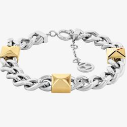 Tommy Hilfiger Gianna Ladies Two Tone Chunky Chain Bracelet 2780914