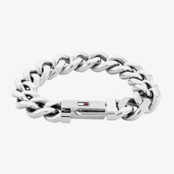 Tommy Hilfiger Mens Wild Silver Chain Bracelet 2790637