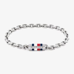Tommy Hilfiger Bruce Stainless Steel Chain Logo Bracelet 2790652