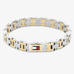 Tommy Hilfiger H-Link Two Tone Stainless Steel Bracelet 2790683