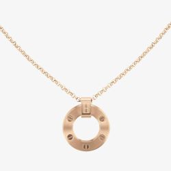 Tommy Hilfiger Hardware Rose Gold-Tone Necklace 2780644