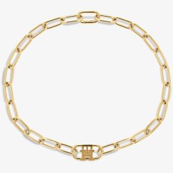 Tommy Hilfiger Monogram Gold Plated Necklace 2780721