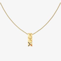 Tommy Hilfiger Gianna Ladies Gold Plated Stud Drop Pendant Necklace 2780913