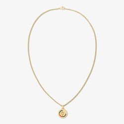 Tommy Hilfiger Yellow Gold Tone Plated Compass Pendant 2790721