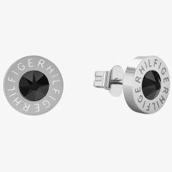 Tommy Hilfiger Mens Silver-Tone Stud Earrings 2790379