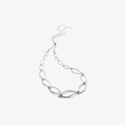 Kit Heath Sterling Entwine Twine Twist Toggle Necklace 90228RP
