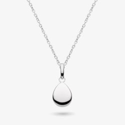 Kit Heath Sterling Silver Coast Pebbles Droplet Necklace 90185RP