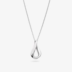 Kit Heath Sterling Silver Serenity Dainty Loop Necklace 91182RP