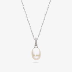 Kit Heath Silver Revival Classic Pearl Glitz Necklace 90429FPC