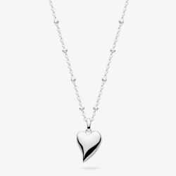 Kit Heath Desire Kiss Midi Heart Ball Chain Pendant 90500RP