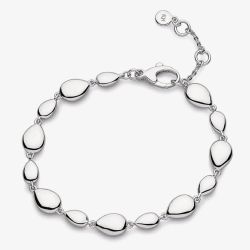 Kit Heath Sterling Silver Coast Pebbles Linking Pebbles Bracelet 70189RP