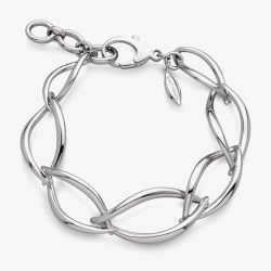 Kit Heath Sterling Silver Entwine Twine Twist Link Bracelet 70228RP