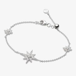 Kit Heath Silver Celeste North Star Sliding Bracelet 70456CZ
