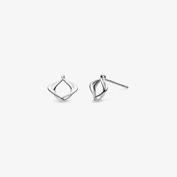 Kit Heath Sterling Silver Alicia Entwine Stud Earrings 40019RP