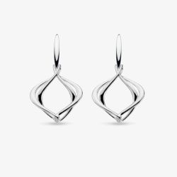 Kit Heath Sterling Silver Alicia Grande Entwine Drop Earrings 60019RP
