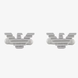 Emporio Armani Stainless Steel Logo Cufflinks EGS3164040