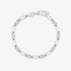 Emporio Armani Stainless Steel Oval Link Logo Bracelet EGS3249040