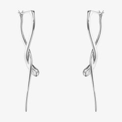 Georg Jensen Mercy Sterling Silver Dropper Earrings 10015150