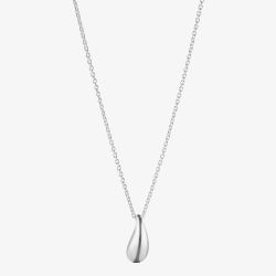 Georg Jensen Silver Reflect Small Pendant Necklace 20001299