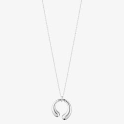 Georg Jensen Mercy Sterling Silver Open Necklace 10015156