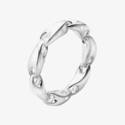 Georg Jensen Reflect Sterling Silver Connected Ring 2000109000